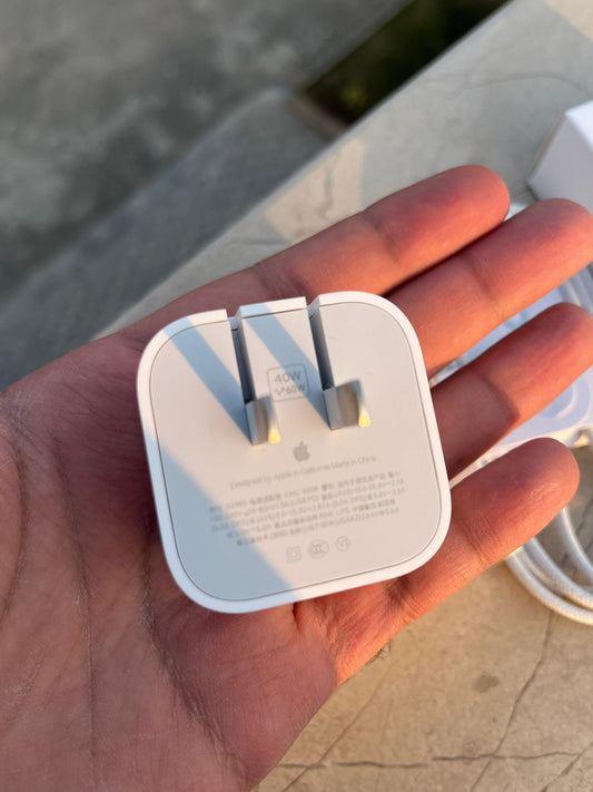40W Fast Charging Adapter – Power Delivery & Quick Charge Support + FREE Braided Cable⚡
