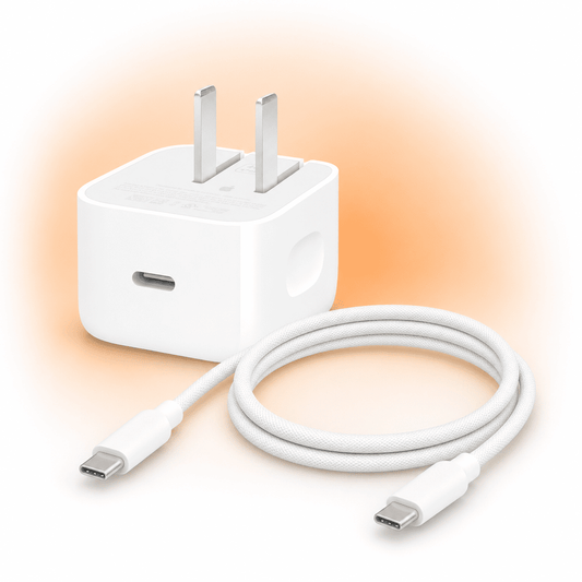Apple 40W USB-C Power Adapter + Free Premium Charging Cable