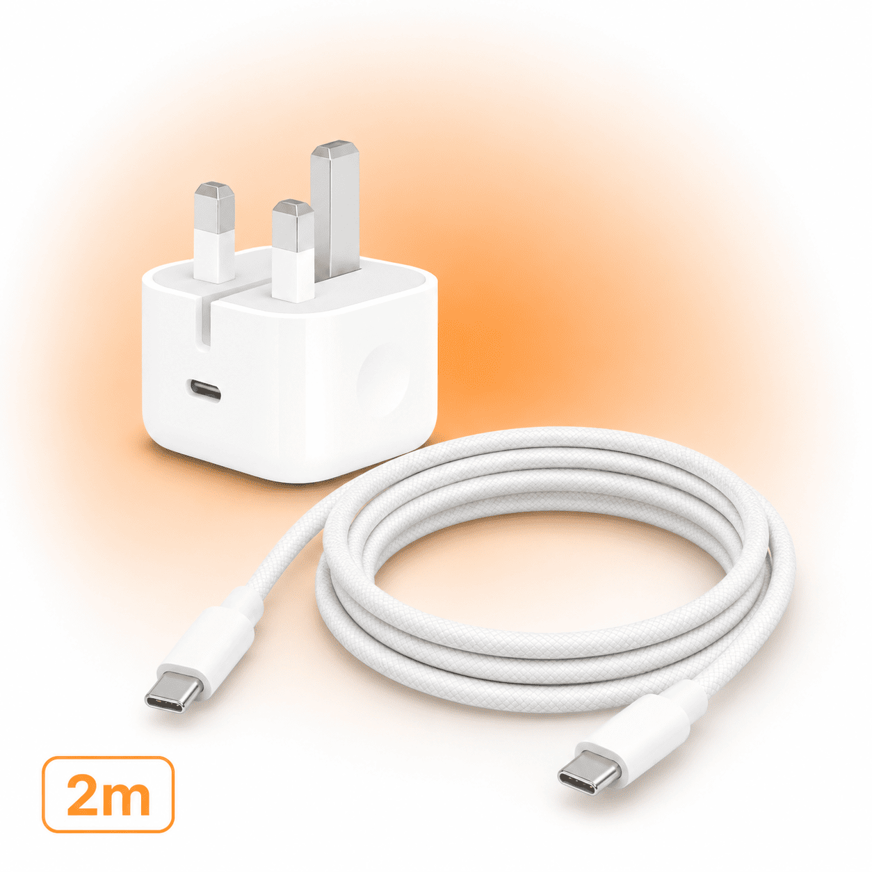 Apple 40W 3Pin Dynamic Power Adapter + Free Premium Charging Cable