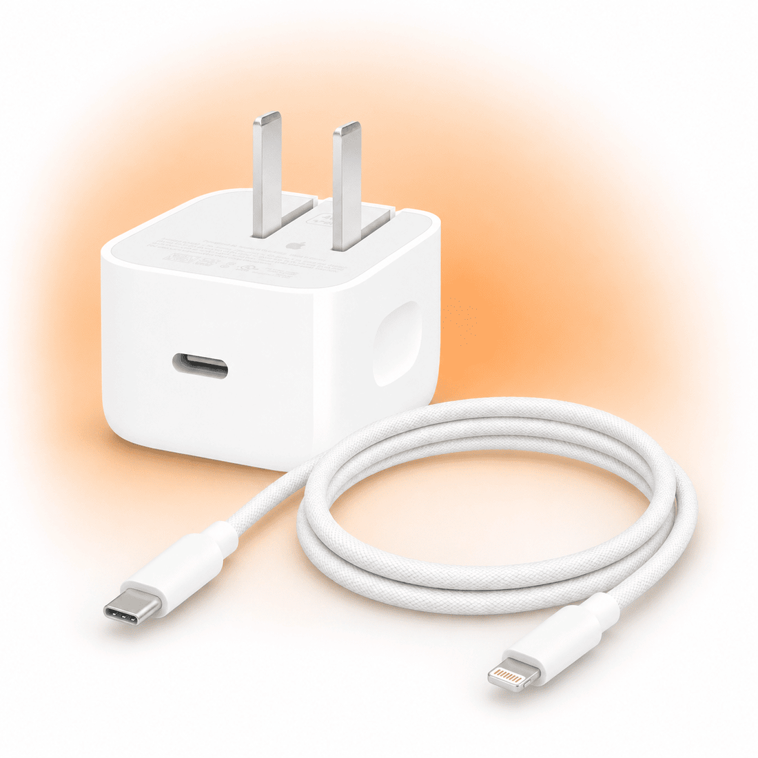 Apple 40W USB-C Power Adapter + Free Premium Charging Cable