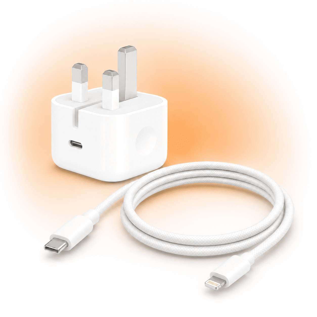Apple 40W 3Pin Dynamic Power Adapter + Free Premium Charging Cable