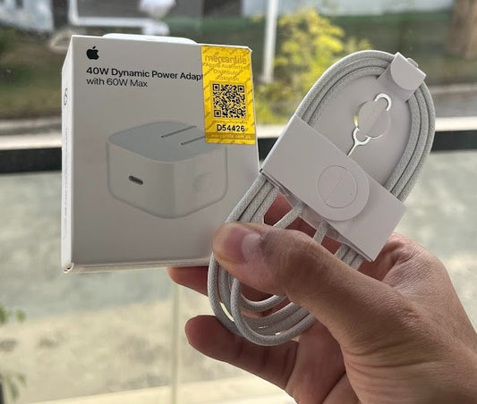 ⚡ Charge Faster This Ramzan – Apple 40W Charger + 🎁 Free Premium Braided Cable (Exclusive Offer 💥 )