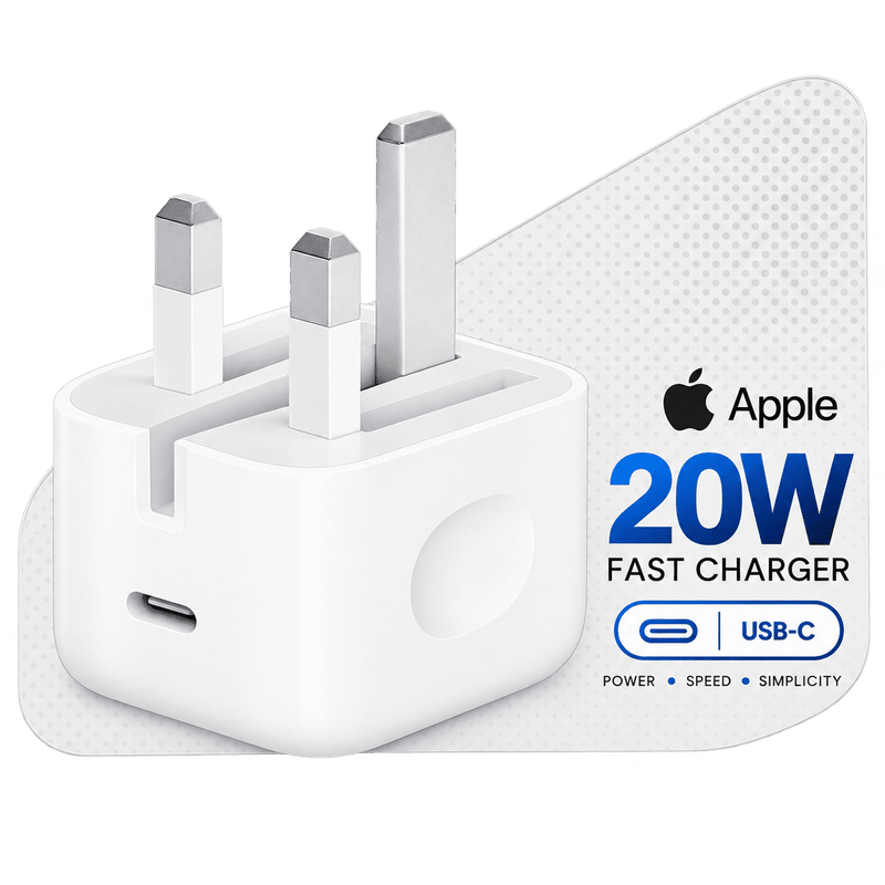 Apple 20W USB-C Power Adapter + Free Charging Cable