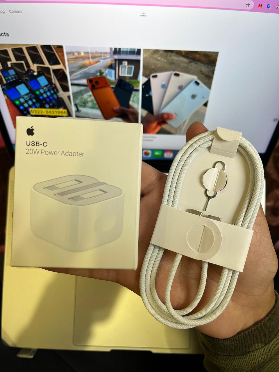 20W Fast Charger + FREE data  Cable ⚡