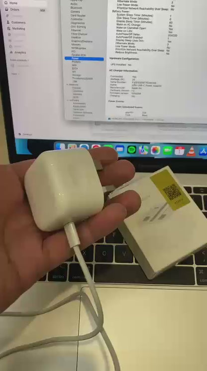 Apple 20W USB-C Power Adapter + Free Charging Cable